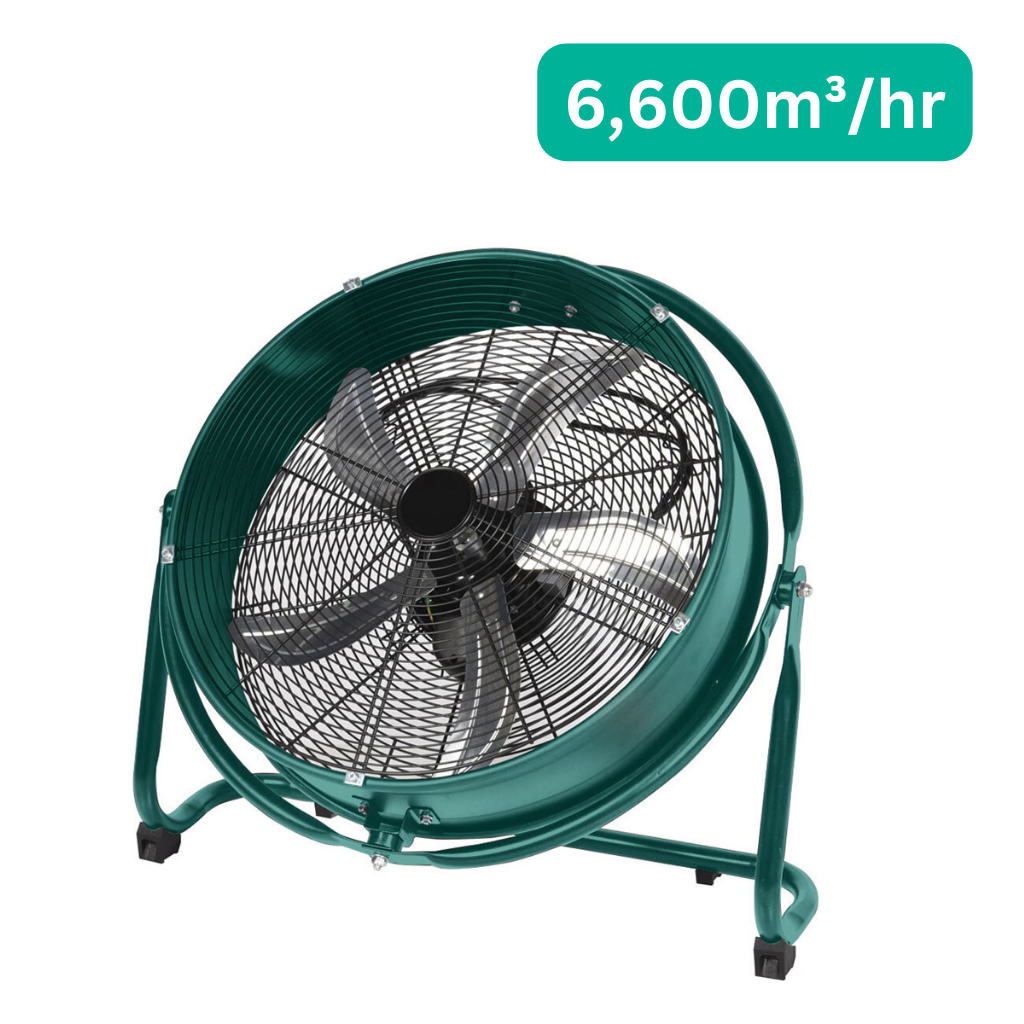 Control Hire's floor drum fan 500mm