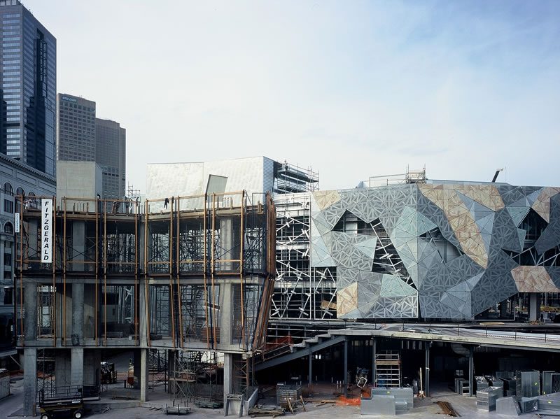 Construction-Vibration Melbourne, Federation Square