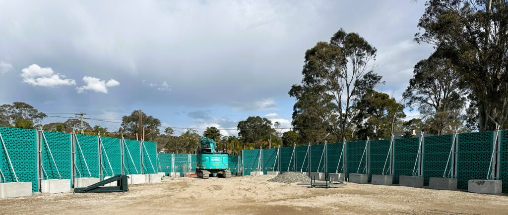 Control Hire - Noise Control Wall - Kemps Creek