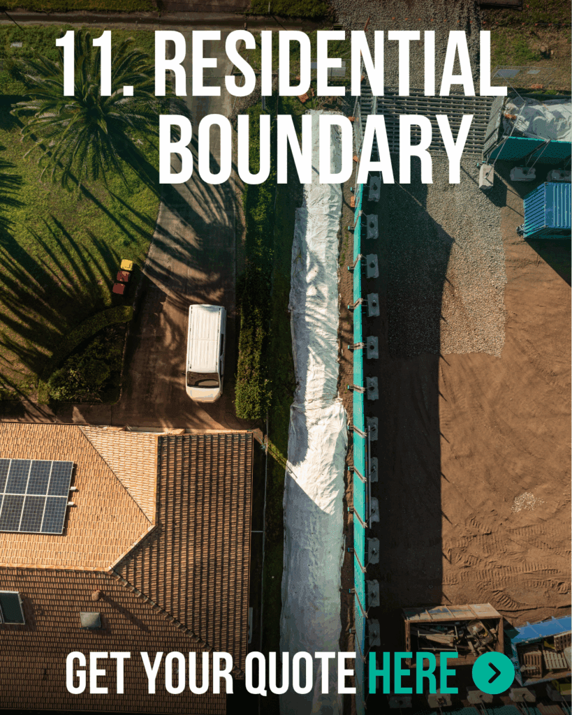 11. Noise Control Wall - Residential Boundary