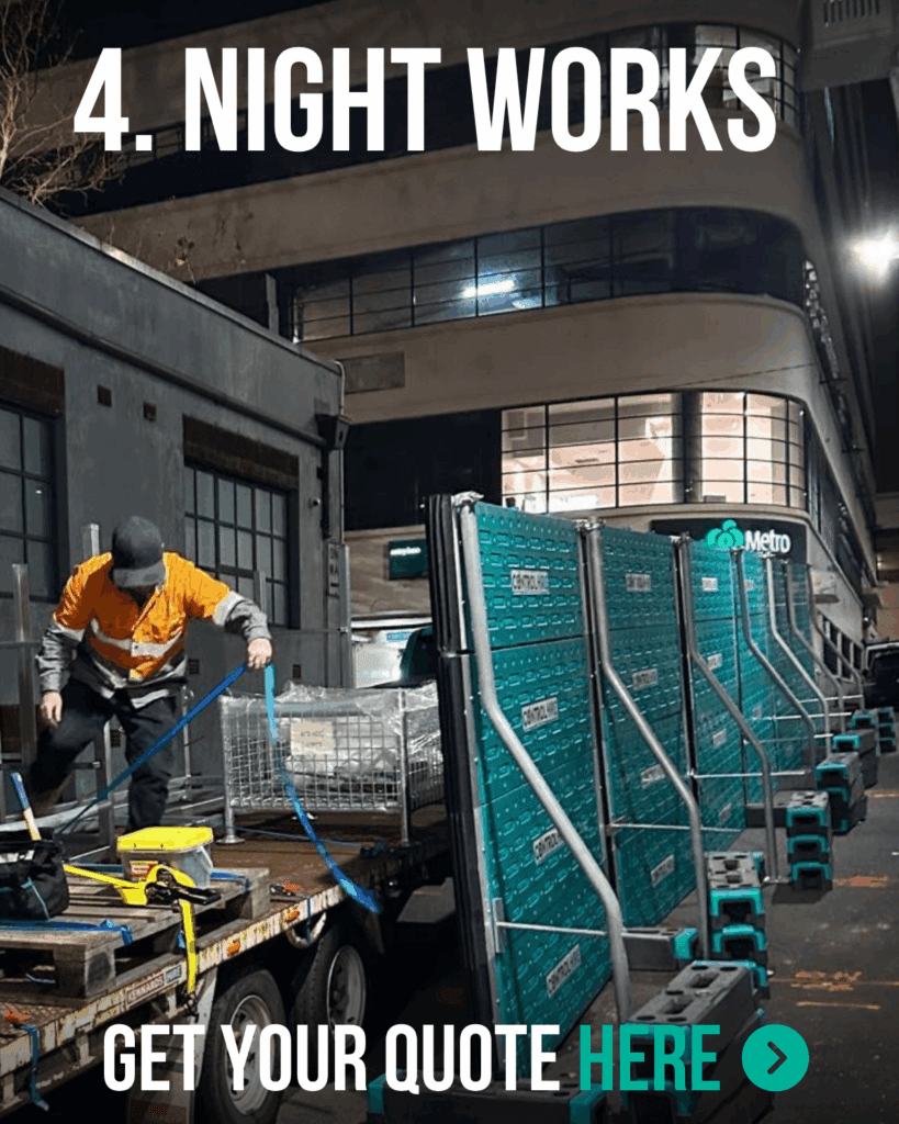 Noise Control Wall - Night Works