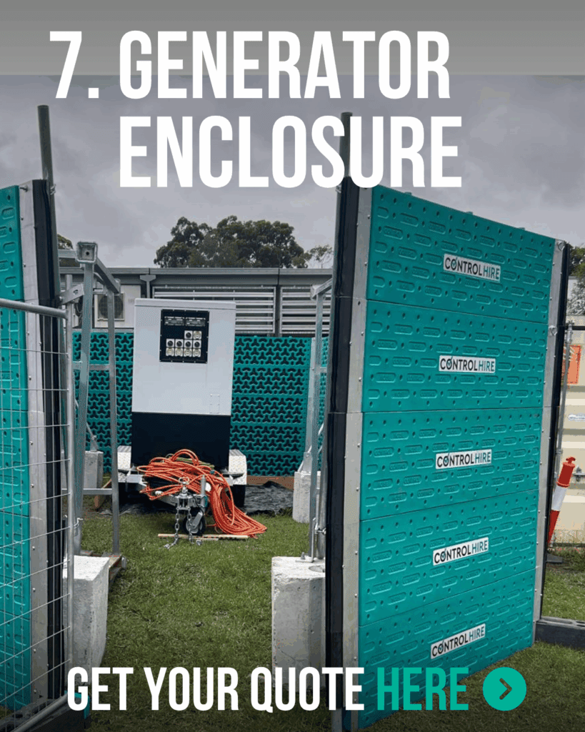 7. Noise Control Wall - Generator Enclosure