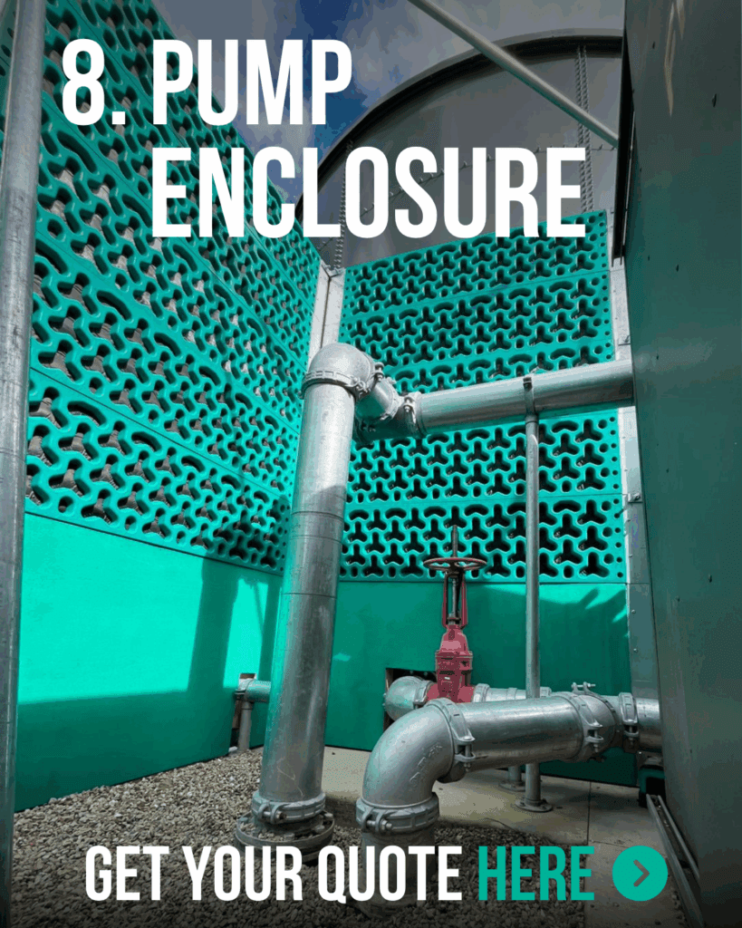 8. Noise Control Wall - Pump Enclosure