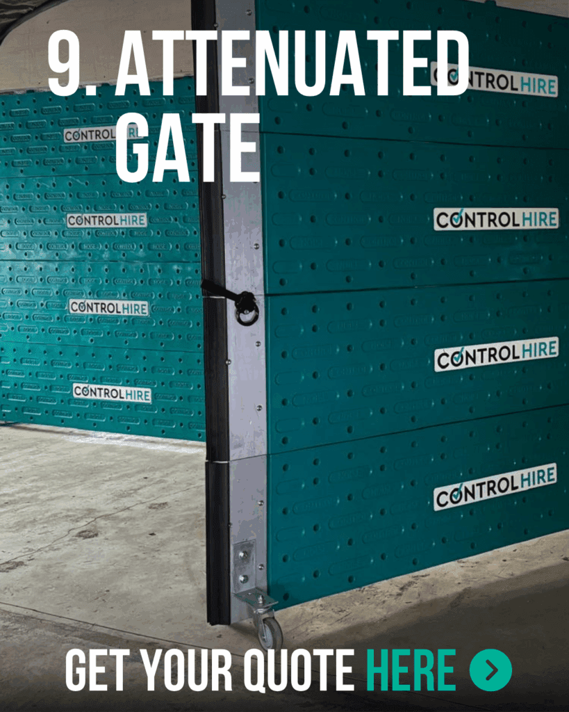 9. Noise Control Wall - Attenuated Gate